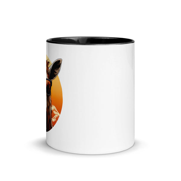 Cool Goat Mug with Color Inside