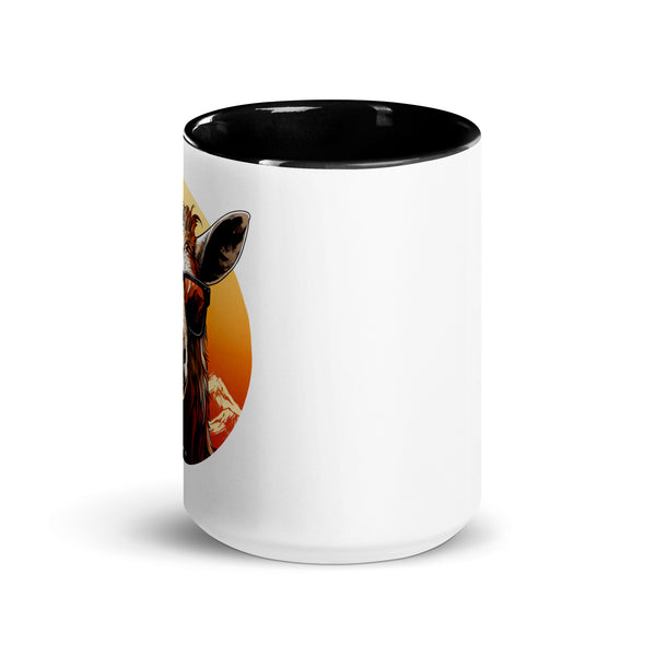 Cool Goat Mug with Color Inside
