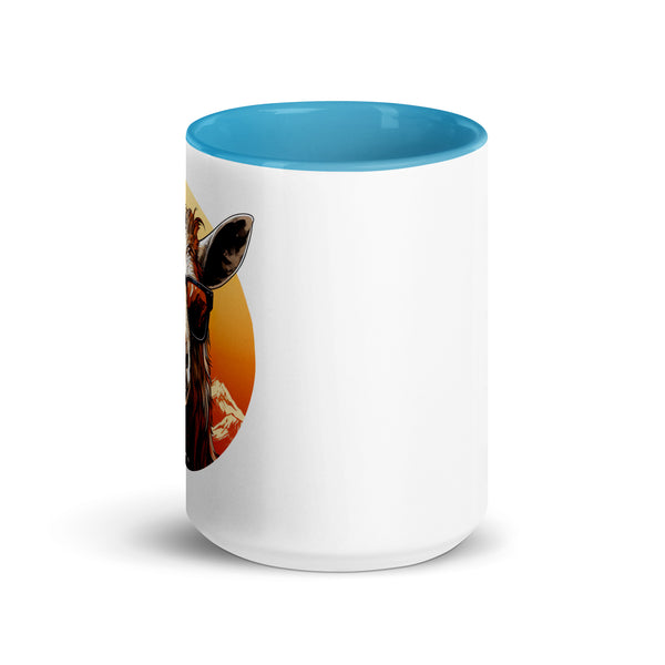 Cool Goat Mug with Color Inside