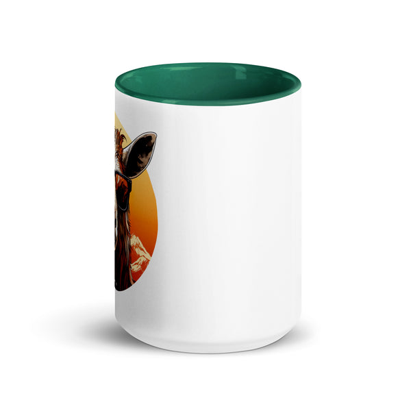 Cool Goat Mug with Color Inside