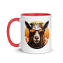 Cool Goat Mug with Color Inside