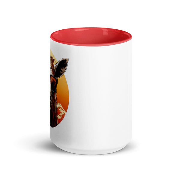 Cool Goat Mug with Color Inside